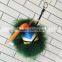 Elegant monster face raccoon fur pom poms keychain for bag charm key chain