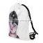 Hot Sale Full Printing Soft Cloth Drawstring Bag