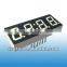 4 digits single mini 7segment led display