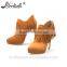 Wholesale OEM suede material fashion design ladies pump shoes