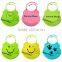 new style promotion silicone bibs for baby/animal baby bib