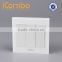 electronic touch decorative light switch icombo QH-G8S3 zigbee Wall Switch glass panel