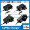 ac dc adapter charger 4.2v 2a 3.7v lithium polymer battery charger eu us uk au plug YJP-042200