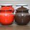 Pantone color enamel cooking pot, flower pot,tea pot