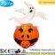 DJ-XT-56 halloween airblown inflatable lights up pumpkin and ghost onside halloween decoration