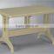 clear plastic console table