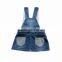 kids fashion toddler butterfly waistband little girls denim jeans suspender straps skirts