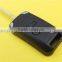 Refit flip remote key fob case Peugeot 407 2 button with groove blade