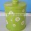 promotional and family use teacup shaped tea tin can with cover