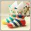 Non slip cute new born baby knitted socks cotton socks wholesale