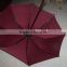 2015 red double fluted ribs wholesale golf umbrella