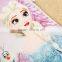(K5245Y) purple 2-8y Nova factory clothes cheap frozen t shirt for girls