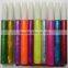Multi-color glitter pen for filling drwaing soft tube washable glitter pen