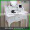 Antique White Bedroom Vanity Furniture Dressing Table