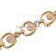 2015 Fashion Chunky Bracelet Jewelry 18K Gold bracklet Romantic handmade Gift bijou Chain Line charms Bracelet