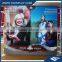 Easy Set Up Indoor Outdoor Advertising Solid Floor Acrylic Makeup Exhibition Stand