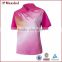 Badminton sports jersey new model cheap women colorful polo shirt designs