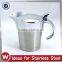 Insulated Stainless Steel Double Wall Gravy Boat With Spout & Lid