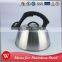 Hinged spout and a convenient whistle non-electric tea kettle stainless steel whistling kettle