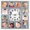 photo frame wall clock