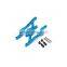Alloy Aluminum Rear Lower Suspension Control a-Arms For Rc Hobby Model Car 1/18 Wltoys a959 a969 a979 k929 Upgraded Hop-Up Parts