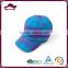 Low price China product stylish Cuba baseball cap, Blue grid baseball cap