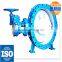 wafer type double eccentric butterfly valve in hot sale