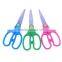 Plastic handle stainless steel blade wholesale scissors for household& office cutting