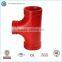 T type reducing tee pipe fitting