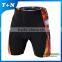 oem service sublimation print custom compression shorts