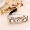 New Fashion crystal Rhinestone 5 Color hair barrette clip Hairpin