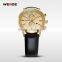 WEIDE LED Analog Digital 3ATM Waterproof Luxury Watch Military Watches men's Golden Watch