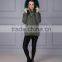 UK Style Wholesale Blue Fox Fur Lined Parka Coat With Raccoon Fur Collar,blue Fox Fur Lined Parkas Supplier's Choice