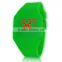 Fashion sports touch screen led watches men silicon digital watch with logo custom made silicone watches