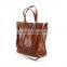 Beautiful hollow carved handbag new pattern tote genuine leather bags for women