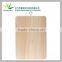 Long wooden cutting board with stainless steel handle