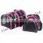 Summer walking dog carrier stripe pet cages & dog houses green and pink color                        
                                                                Most Popular