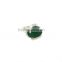 Emerald Oval Shape 925 Sterling Silver Loose Gemstone Ring