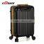 Guangzhou Manufacturers Sunrise Professional design black Trolley luggage case
