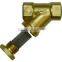 brass y type water strainer with thread end