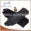 China Leather Glove Factory Black Motocycle Gloves