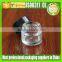 30g glass cosmetic packaging jar with silver lid