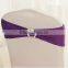 Pretty wedding lycra chair band / good quality plastic buckle chair band