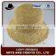 High quality raffia folding Straw cowboy flat topboater hats