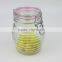 Hot Sale 3 sizes Airtight Glass Locking Jar with Silicon Ring