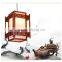 Chinese style wood art small droplight hotel engineering archaize sheepskin LED stage lighting energy-saving teahouse lighting