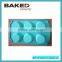 high quality bakeware 6 cup muffin pan nonstick baking tools