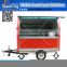 China Street Mobile Metal Hot Dog Food Kiosk,Stainless Steel Food Service Carts with Wheels