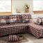 Best seller elastic sofa cover l shape sofa cover stretch sofa cover Brown Grid015