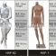 Headless Fiberglass Material Rose Gold Plating Mannequin For Ladies Clothes Display